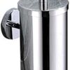Premium Concealed Toilet Brush | Mirror-Finish Wall-Mounted Extended Canister Set