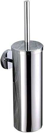 Premium Concealed Toilet Brush | Mirror-Finish Wall-Mounted Extended Canister Set