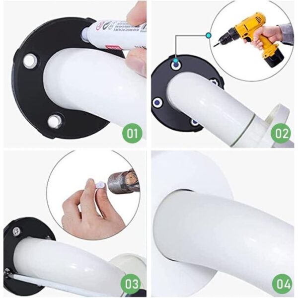 N321 -Heavy duty handrail (Bearing 120KG)4 N321 Heavy-Duty Safety Handrail | 120KG Weight Capacity Stainless Steel Bathroom Grab Bar