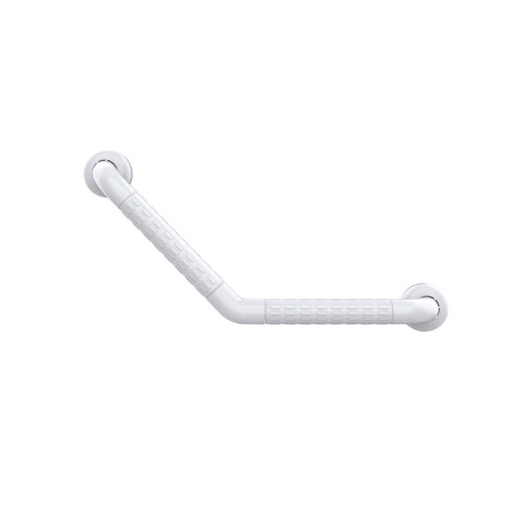 N322 – Heavy duty V- shaped handrail (BDIA 35MM, ABS+SS) 5 N322 Heavy-Duty V-Shaped Safety Handrail | 35mm Diameter ABS & Stainless Steel Angled Corner Grab Bar