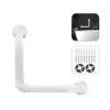 N323 – Heavy duty L-Shaped handrail (DIA -35MM,ABS+SS) 10 N323 Heavy-Duty L-Shaped Safety Handrail | 35mm Diameter ABS & Stainless Steel Corner Grab Bar