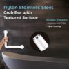 N323 – Heavy duty L-Shaped handrail (DIA -35MM,ABS+SS) 11 N323 Heavy-Duty L-Shaped Safety Handrail | 35mm Diameter ABS & Stainless Steel Corner Grab Bar