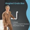 N323 – Heavy duty L-Shaped handrail (DIA -35MM,ABS+SS) 12 N323 Heavy-Duty L-Shaped Safety Handrail | 35mm Diameter ABS & Stainless Steel Corner Grab Bar
