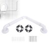 N323 – Heavy duty L-Shaped handrail (DIA -35MM,ABS+SS) 18 N323 Heavy-Duty L-Shaped Safety Handrail | 35mm Diameter ABS & Stainless Steel Corner Grab Bar