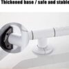 N323 – Heavy duty L-Shaped handrail (DIA -35MM,ABS+SS) 4 N323 Heavy-Duty L-Shaped Safety Handrail | 35mm Diameter ABS & Stainless Steel Corner Grab Bar