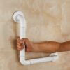 N323 – Heavy duty L-Shaped handrail (DIA -35MM,ABS+SS) 7 N323 Heavy-Duty L-Shaped Safety Handrail | 35mm Diameter ABS & Stainless Steel Corner Grab Bar