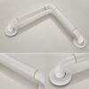 N323 – Heavy duty L-Shaped handrail (DIA -35MM,ABS+SS) 8 N323 Heavy-Duty L-Shaped Safety Handrail | 35mm Diameter ABS & Stainless Steel Corner Grab Bar
