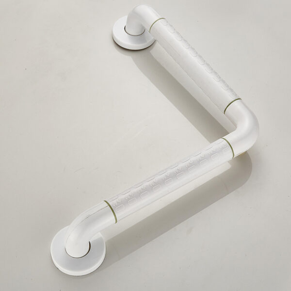 N323 – Heavy duty L-Shaped handrail (DIA -35MM,ABS+SS) 9 N323 Heavy-Duty L-Shaped Safety Handrail | 35mm Diameter ABS & Stainless Steel Corner Grab Bar