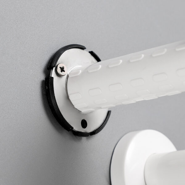 N324 Heavy-Duty Floor-Mounted Safety Handrail | U-Shaped Toilet Grab Bar with Support Stand