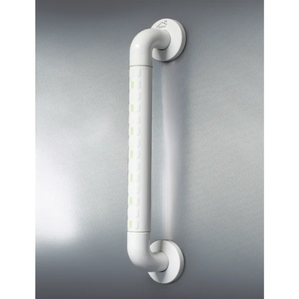 N370 Heavy-Duty Safety Handrail | 48cm Stainless Steel Bathroom Grab Bar with 35mm Oversized Non-Slip Grip