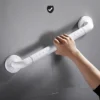 N370 Heavy-Duty Safety Handrail | 48cm Stainless Steel Bathroom Grab Bar with 35mm Oversized Non-Slip Grip