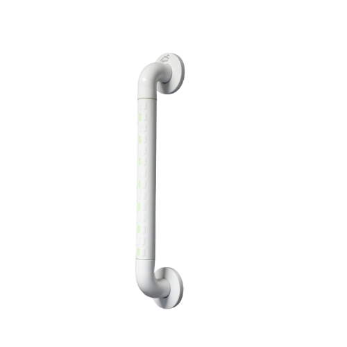 N370 Heavy-Duty Safety Handrail | 48cm Stainless Steel Bathroom Grab Bar with 35mm Oversized Non-Slip Grip