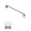N370 Heavy-Duty Safety Handrail | 48cm Stainless Steel Bathroom Grab Bar with 35mm Oversized Non-Slip Grip