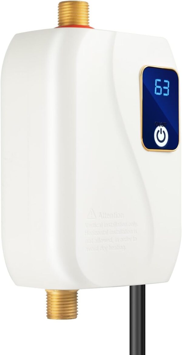 Instant Tankless Undersink Water Heater | 220V Electric Point-of-Use Compact Water Heater