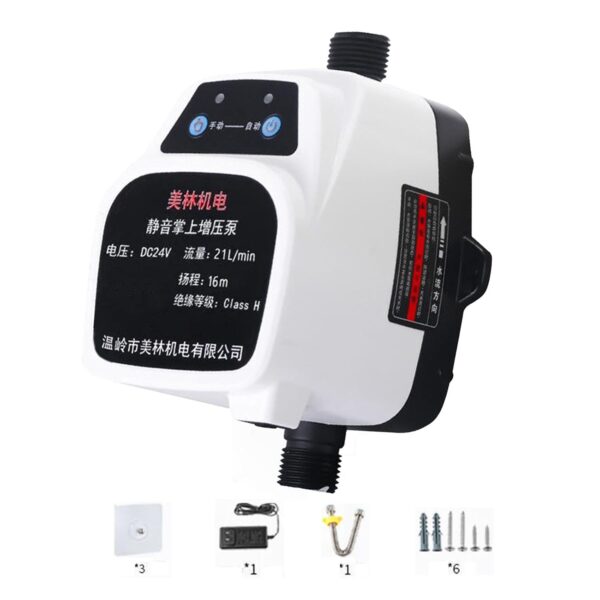 A018 – ( Luxury Home Booster Water Pump – 2800RMin ) 2 Intelligent Permanent Magnet DC Booster Pump | Luxury Home Water Booster Pump (24V, 100W, DN15 Caliber)