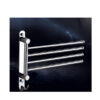 Premium Wall-Mounted Multi-Arm Swing Towel Organizer | Polished SS304 Stainless Steel 4-Bar Kitchen & Bathroom Drying Rail