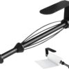 N298 – Kitchen Paper Holder ( 16cm ) with In-built Roller – Black 8 Premium Wall-Mounted Kitchen Paper Towel Dispenser | Matte Black Steel Towel Holder with In-Built Tension Roller