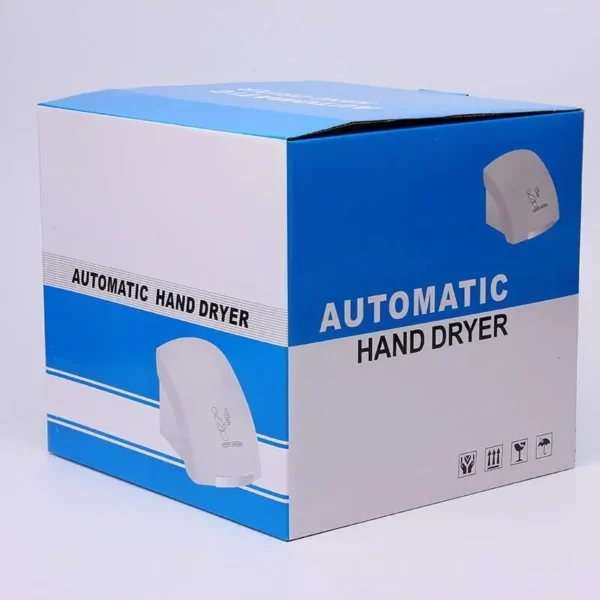 N320 – Hand dryer – ABS White plastic low noise (220V) 12 Automatic Hand Dryer | 220V Low-Noise ABS White Plastic Electric Commercial Restroom Hand Dryer