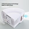 N320 – Hand dryer – ABS White plastic low noise (220V) 17 Automatic Hand Dryer | 220V Low-Noise ABS White Plastic Electric Commercial Restroom Hand Dryer
