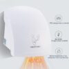 N320 – Hand dryer – ABS White plastic low noise (220V) 19 Automatic Hand Dryer | 220V Low-Noise ABS White Plastic Electric Commercial Restroom Hand Dryer