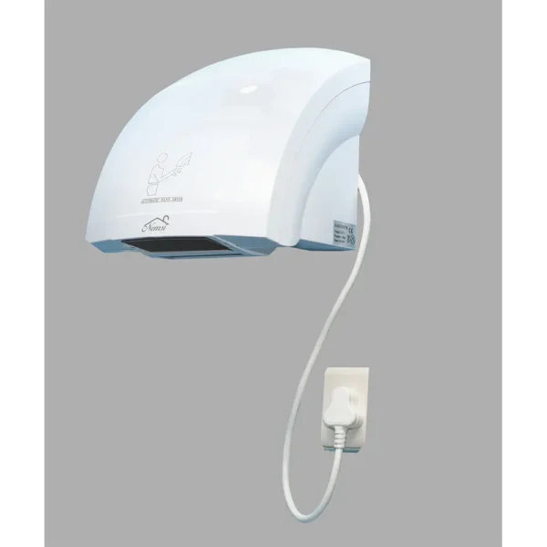 N320 – Hand dryer – ABS White plastic low noise (220V) Automatic Hand Dryer | 220V Low-Noise ABS White Plastic Electric Commercial Restroom Hand Dryer