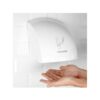 N320 – Hand dryer – ABS White plastic low noise (220V) 7 Automatic Hand Dryer | 220V Low-Noise ABS White Plastic Electric Commercial Restroom Hand Dryer