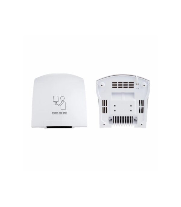 N320 – Hand dryer – ABS White plastic low noise (220V) 8 Automatic Hand Dryer | 220V Low-Noise ABS White Plastic Electric Commercial Restroom Hand Dryer