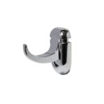 Premium Wall-Mounted ABS Single Hook | Chrome-Plated Plastic Robe & Towel Hanger with Capsule Base Plate