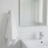 Premium Wall-Mounted ABS Single Hook | Chrome-Plated Plastic Robe & Towel Hanger with Capsule Base Plate