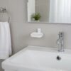 N080 ( ABS White Plastic Soap Holder ) 3 Premium Wall-Mounted ABS Soap Dish | Durable White Plastic Self-Draining Soap Holder with Curved Ventilation Slots