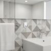 Premium Wall-Mounted ABS Single Hook | Durable White Plastic Robe & Towel Hanger with Capsule Base Plate