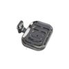 Premium Wall-Mounted ABS Soap Dish | Chrome-Plated Plastic Self-Draining Soap Holder with Curved Ventilation Slots