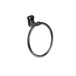 N087 ( ABS Chrome Plated Ring Premium Wall-Mounted ABS Towel Ring | Chrome-Plated Plastic Hand Towel Holder Loop with Capsule Base Plate