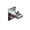 N099 SLIM – Slim-square Base(ss304) Heavy Duty Hook SLIM Premium Wall-Mounted SS304 Heavy-Duty Hook | Mirror-Polished Slim-Square Base Single Robe & Coat Hanger with Solid Upright Retention Peg