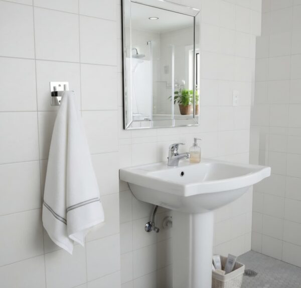 N099 SLIM – Slim-square Base(ss304) Heavy Duty Hook 2 SLIM Premium Wall-Mounted SS304 Heavy-Duty Hook | Mirror-Polished Slim-Square Base Single Robe & Coat Hanger with Solid Upright Retention Peg