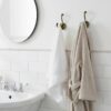 N102 – ( W62-1 Double Hook with Engraved Pattern Antique Brass ) 7 Premium Wall-Mounted Circular Plate Double Hook | Antique Brass Dual Robe & Towel Hanger with Engraved Pattern Base