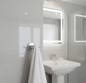 Premium Wall-Mounted Cylindrical Double Hook | Polished Stainless Steel Dual Robe & Towel Hanger with Circular Flange Base