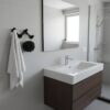 N247 – High Density 4 Nob Adjustable Hooks – Black 4 Premium Wall-Mounted High-Density Adjustable Hook Rail | Flexible 4-Knob Folding Towel & Coat Hanger with Matte Black Finish