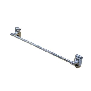 N263 – ( ABS Chrome Plated Bar 50cm ) Premium Wall-Mounted ABS Towel Rail | 50cm Chrome-Plated Plastic Single Bathroom Towel Bar Hanging Rod