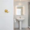 Premium High-Density Wall-Mounted Double Hook | Elegant Champagne Gold Dual Robe & Towel Hanger with Ornate Sculpted Flange Base