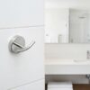Premium Wall-Mounted Heavy Duty Yoke Hook | Mirror-Polished Chrome T-Bar Dual Robe & Towel Hanger with Circular Flange Base