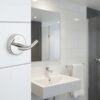 Premium Wall-Mounted Heavy Duty Yoke Hook | Mirror-Polished Chrome T-Bar Dual Robe & Towel Hanger with Circular Flange Base