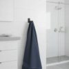 N359 – Premium Square Single Hook ( Concealed Screws ) – Black 5 Premium Wall-Mounted Square Single Hook | Minimalist Matte Black Robe & Towel Hanger with Concealed Mounting System