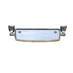 NO91 – ABS Chrome Plated Shelf Premium Wall-Mounted ABS Vanity Shelf | Chrome-Plated Plastic Bathroom Storage Tray with Integrated Drainage Slots