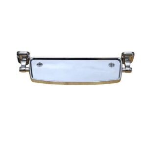 NO91 – ABS Chrome Plated Shelf Premium Wall-Mounted ABS Vanity Shelf | Chrome-Plated Plastic Bathroom Storage Tray with Integrated Drainage Slots